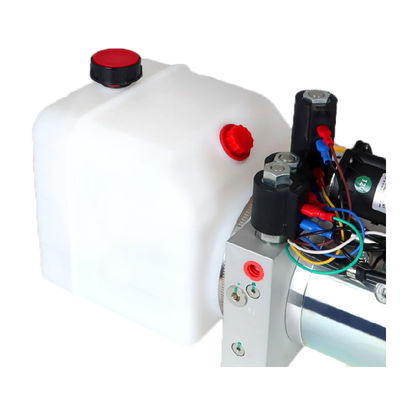 DC 12V 1.6Kw Small Double Acting Power Pack Hydraulic System Unit For Truck Tailboard